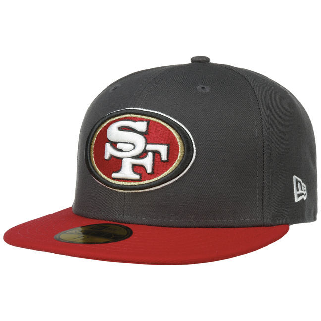 キャップ NewEra 59FIFTY San Francisco 49ers 7 3/8 NFL Sideline 2025 San Francisco 49ers Red Retro Crown