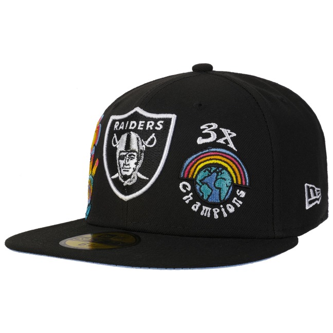 RAIDERS 59FIFTY キャップ 59FIFTY ラスベガス・レイダース グレー × チームカラー
