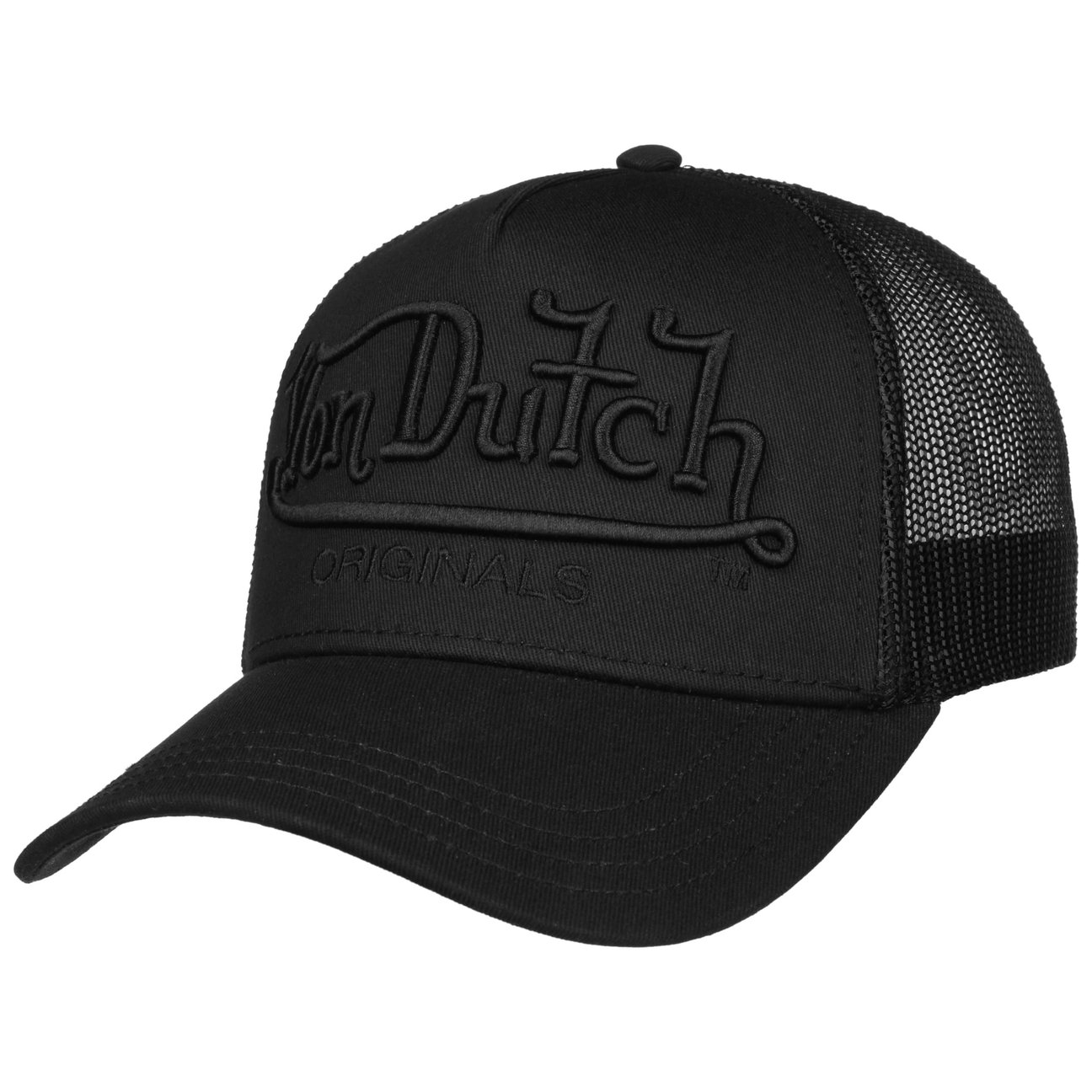 Von Dutch Czarny Czapka Trucker Originals By