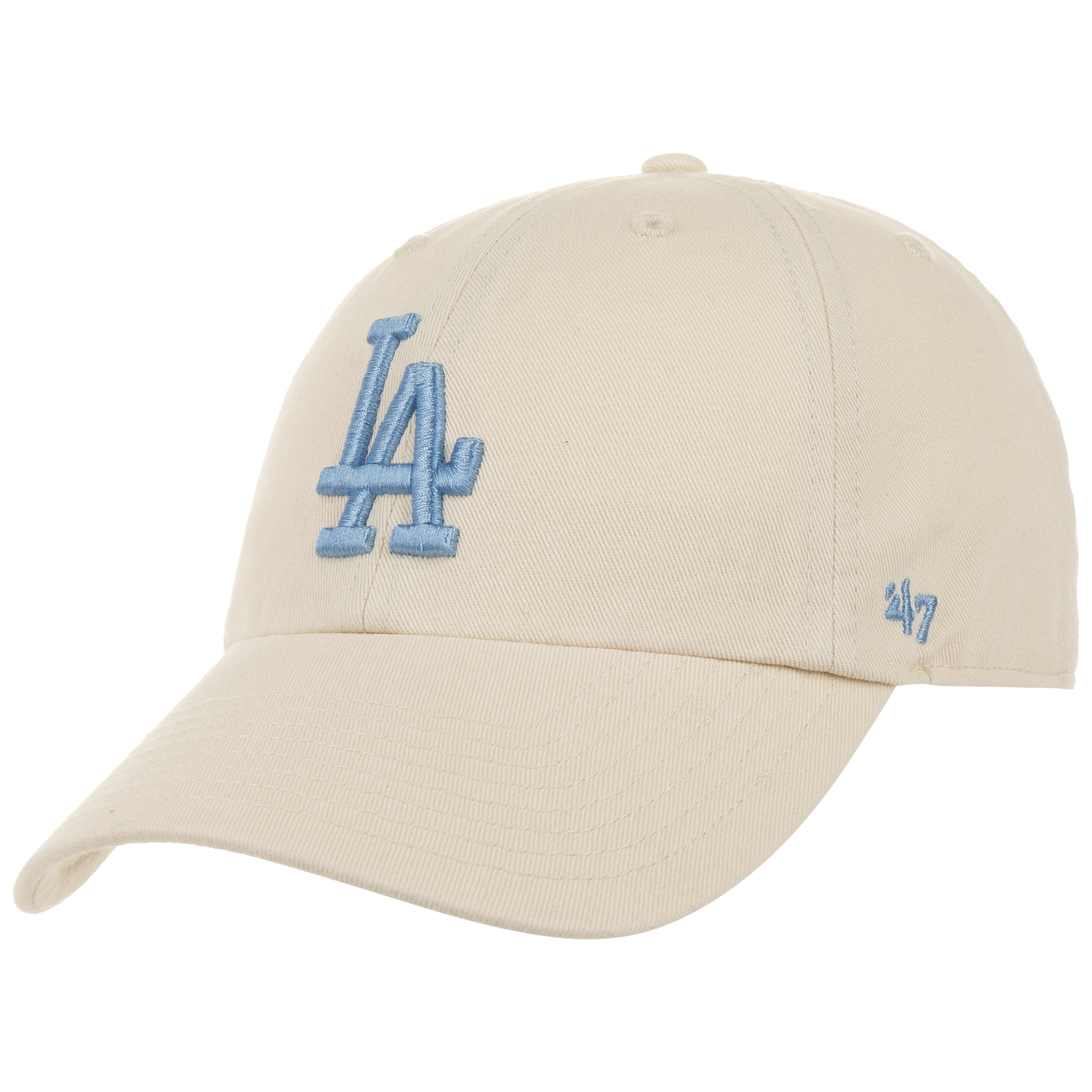  '47 Brand Los Angeles Dodgers Cap B-MVP12WBV-BN, Unisex, czapki  z daszkiem, Beige/Blue, : Sports & Outdoors