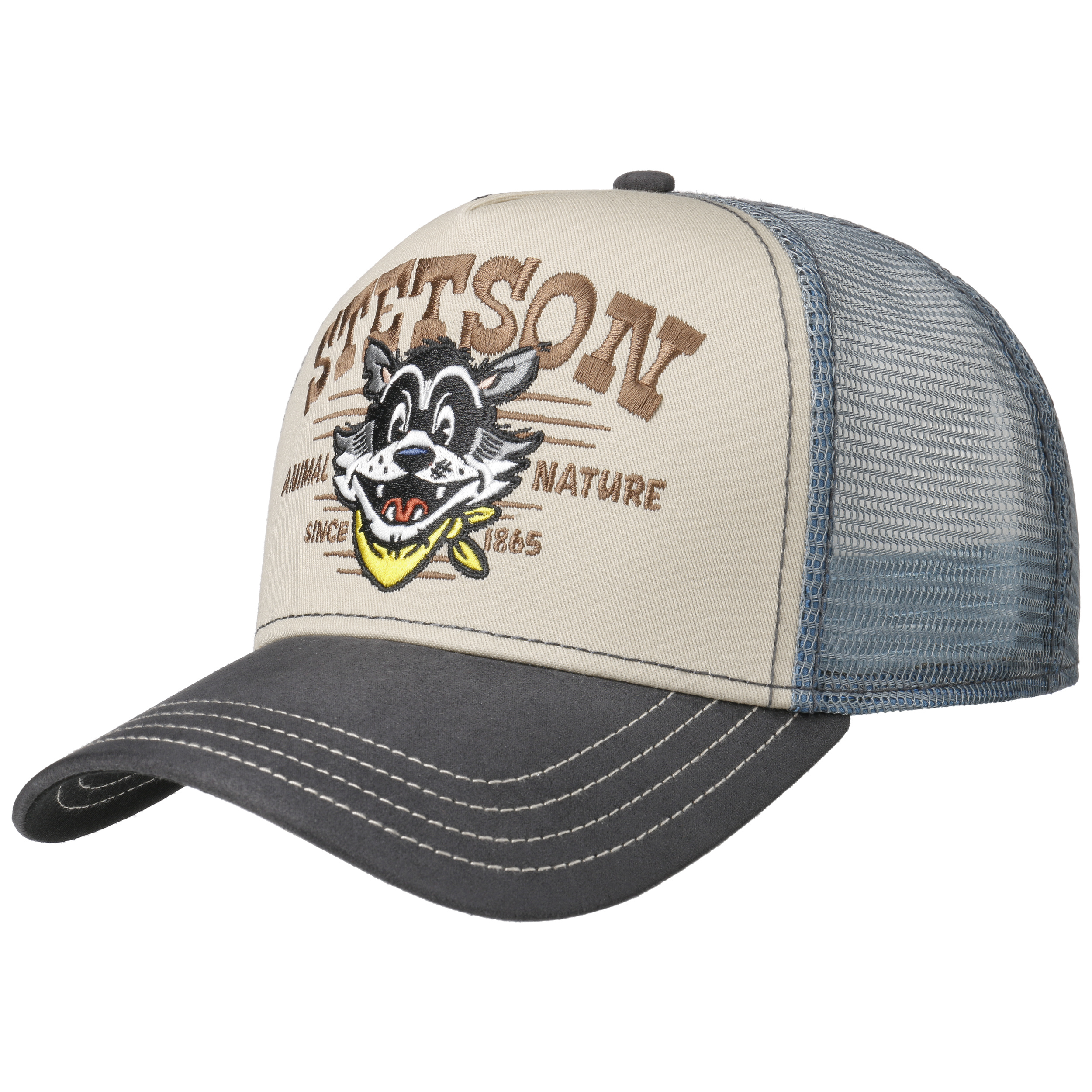 ◆ITZAVIBE◆ CAT STUFF 172 TRUCKER CAP IBB25UCA38BK Stetson Trucker Cap Biker - Le Szapo sklep Kraków