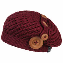 Beret z Dzianiny Nelly by Chillouts - 121,95 zł