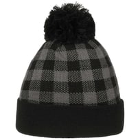 Czapka Beanie z Pomponem Checked - 64,95 zł
