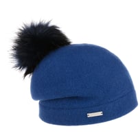 Czapka z Sukna Wełnianego Tamisa Pompon by Seeberger - 476,95 zł