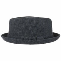 Diamond Crown Herringbone Wool Hat by Lipodo - 175,95 zł