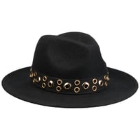 Kapelusz Wełniany Eyelet Band Fedora by Seeberger - 473,95 zł