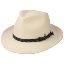 Kapelusz z Filcu Barnell White Bogart by Lierys - 378,95 zł