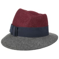 Kapelusz z Filcu Wełnianego Asym Twotone by Lierys - 378,95 zł