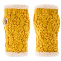 Mitenki z Dzianiny Cable Knit by Seeberger - 145,95 zł