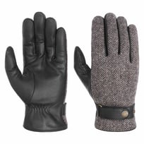 Rękawiczki Sk�rzane Herringbone Wool by Stetson - 352,00 zł