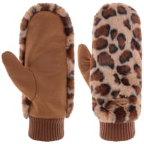 Rękawiczki z Jednym Palcem Faux Fur Lampart by Barts - 260,95 zł