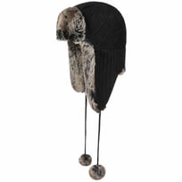 Strick-Webpelz-Tschapka mit B�mmel by McBURN - 145,95 zł