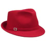 Kapelusz Filcowy Starlight Trilby by Lipodo czerwony