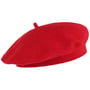 Beret Bawełniany Biskaya by Lipodo czerwony