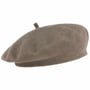 Beret Bawełniany Biskaya by Lipodo ciemnobeżowy