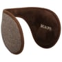 Herringbone Earband by McBURN ciemnobrązowy