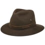 Kapelusz Traveller Avasun Waxed Cotton by Stetson ciemnobrązowy