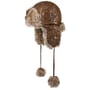 Czapka Pilotka Kaziranga Pompon by McBURN brązowy