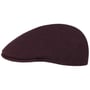 Seamless Wool Gatsby 507 Flat Cap by Kangol śliwkowy
