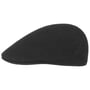 Seamless Wool Gatsby 507 Flat Cap by Kangol czarny