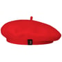 Wool Beret by Borsalino czerwony