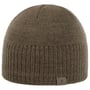 Czapka Beanie Fine Rip Merino by Lierys brązowy