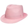 Kapelusz Słomkowy Málaga Trilby by Lipodo różowy