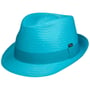 Kapelusz Słomkowy Málaga Trilby by Lipodo turkusowy