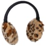 Plush Faux Fur Leo Ear Warmers by Barts beżowy