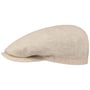 Belfast Linen Summer Flat Cap by Stetson jasnobeżowy