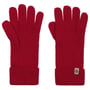 Knit Gloves with Cashmere by Roeckl bordowy