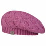 Beret z Dzianiny Jesila by Lierys intensywny róż