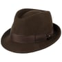 Kapelusz Trilby Classic Wool by Lierys ciemnobrązowy