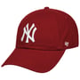 Czapka Yankees CleanUp Strapback by 47 Brand ciemnoczerwony