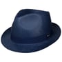 Kapelusz Słomkowy Colour City Trilby by Lipodo niebieski