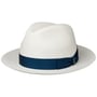 Kapelusz Panama Black Trim Small by Borsalino naturalny-niebieski