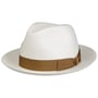 Kapelusz Panama Black Trim Small by Borsalino naturalny-brązowy