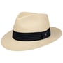 Striped Ribbon Panama Hat by Lierys naturalny