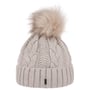 Czapka z Mankietem Cable Knit by McBURN beżowy