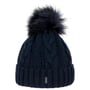 Czapka z Mankietem Cable Knit by McBURN ciemnoniebieski
