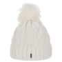 Czapka z Mankietem Cable Knit by McBURN kremowobiały
