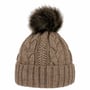 Czapka z Mankietem Cable Knit by McBURN camelowy