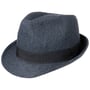 Kapelusz Classic Jodełka Trilby by Lipodo czarno-niebieski