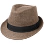 Kapelusz Classic Jodełka Trilby by Lipodo brązowo-beżowy