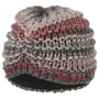 Turban z Dzianiny Alesund by Lierys szaro-czerwony