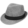 Kapelusz Tekstylny Melanż Trilby by Lipodo szary melanż