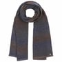 Carnell Knit Scarf by Lierys brązowo-niebieski