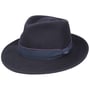 Kapelusz Fedora Contrast Double Ribbon by Lipodo ciemnoniebieski
