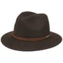 Casual Traveller Wool Felt Hat by Lierys ciemnobrązowy