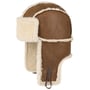 Highfly Leather Aviator Hat by Lierys brązowy